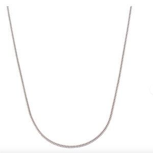 Elegant Silver Chain Necklace